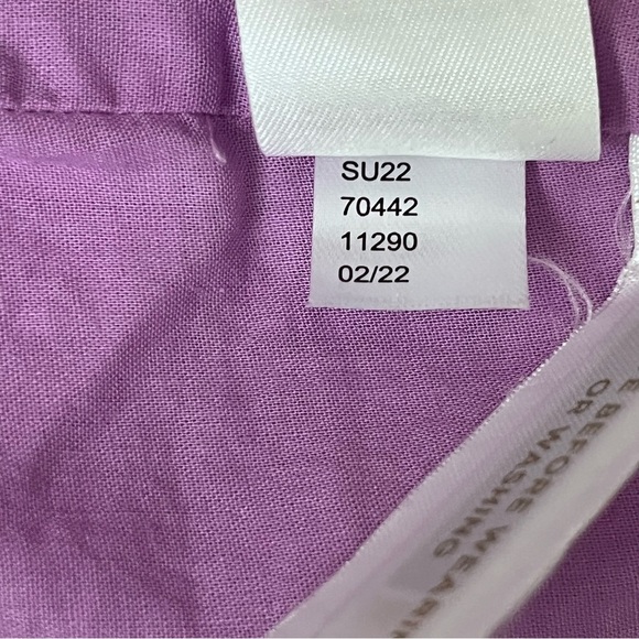 LOFT border Ruffle Midi Pocket Dress Paisley Teired Cottegecore Peasent 2 Boho - Picture 7 of 10